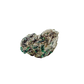 Raw emerald specimen in mica-schist matrix from Zimbabwe, AA grade, green beryl along the edges
