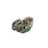 Raw emerald specimen in mica-schist matrix from Zimbabwe, AA grade, green beryl along the edges