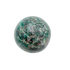 Emerald crystal sphere from Midlands Province, Zimbabwe, primary polished face, a 2.57 inch polished orb weighing 426 grams.