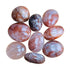 Polished Fire Quartz Palm Stones traditionally associated with Confidence, Energy & Focus — brown polished, AA grade from Madagascar