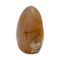 Close-up detail of Flower Agate freeform showing spherulite inclusions