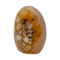 Back view of Flower Agate freeform from Madagascar