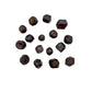 Full scatter of raw Garnet crystals, AA grade, 0.75 to 1.50 inch, from Minas Gerais, Brazil