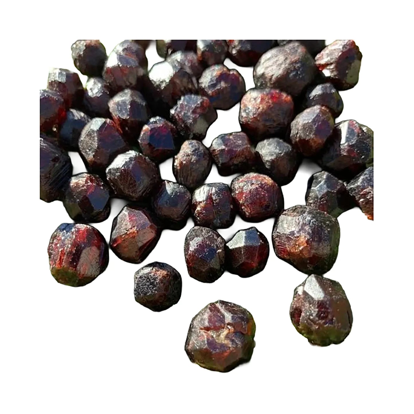 Raw Garnet Crystals to support Confidence, Energy & Grounding — red rough natural, AA grade from Brazil