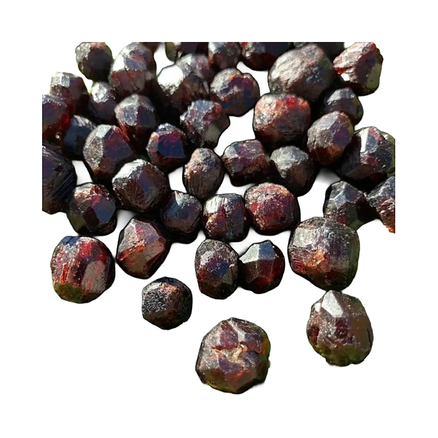 Raw Garnet Crystals to support Confidence, Energy & Grounding — red rough natural, AA grade from Brazil