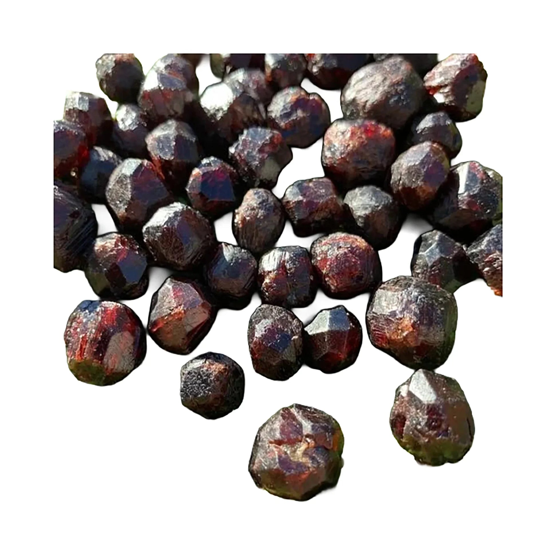 Raw Garnet Crystals to support Confidence, Energy & Grounding — red rough natural, AA grade from Brazil