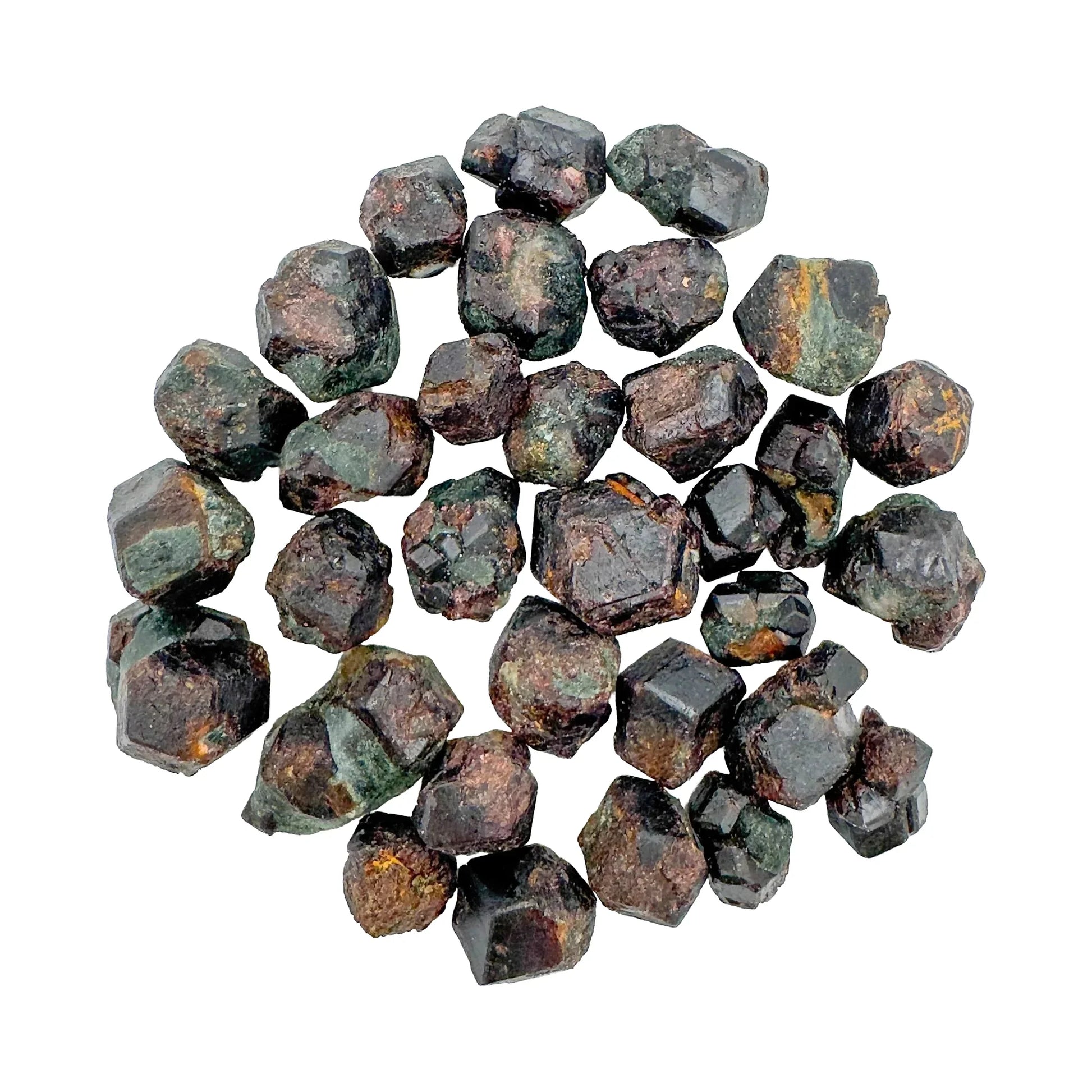 Garnet With Fuchsite Crystals for Emotional Healing, Healing & Self-Love — green rough natural, AA grade from Zimbabwe