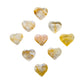 Polished Golden Healer Hearts traditionally associated with Cleansing, Healing & Manifestation — clear polished, A grade from Brazil