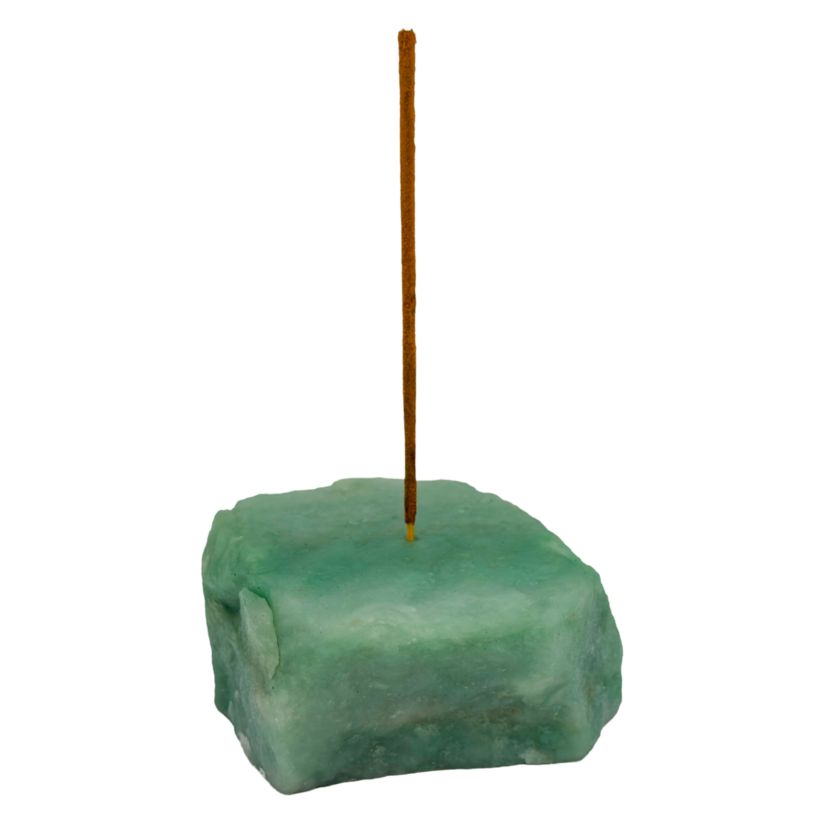 Green Aventurine Incense Holder from Minas Gerais, Brazil, A grade, second view