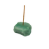 Polished Green Aventurine incense holder from Brazil, alternate view