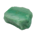 Polished Green Aventurine incense holder from Brazil, alternate view