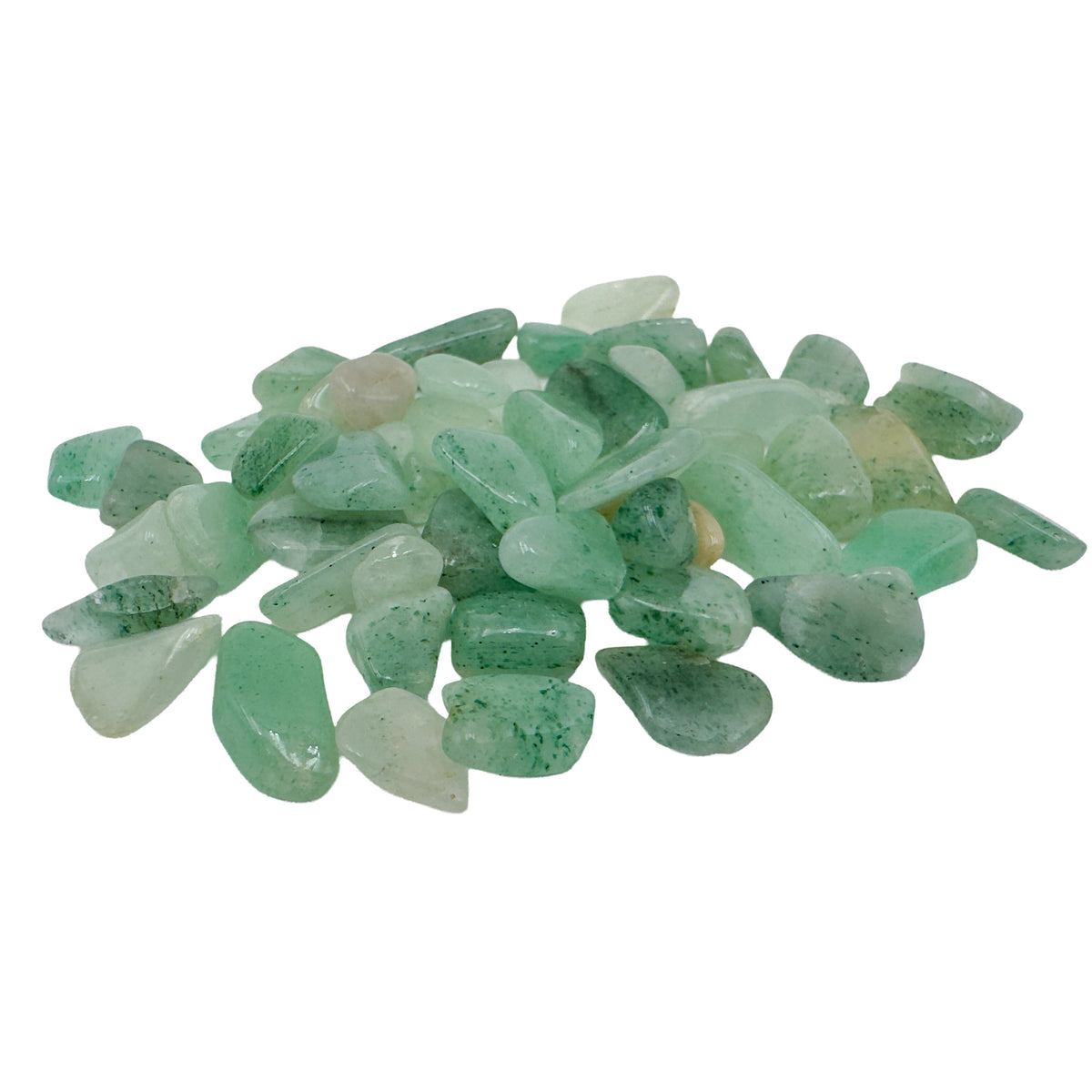 Green Aventurine crystal chips, Mohs 6.5 to 7, from Mashonaland West, Zimbabwe