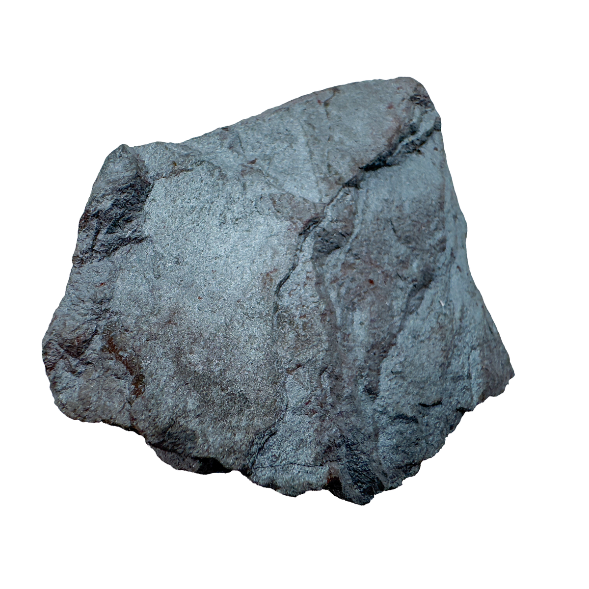 Close detail of AA Grade Hematite raw stone from Brazil