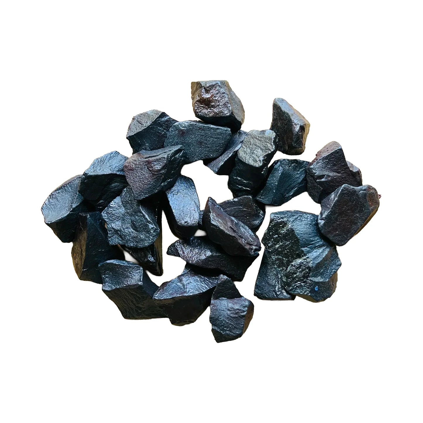 Raw Hematite Crystals for Anxiety Relief, Calm & Focus — beginner-friendly black rough natural, AA grade from Brazil