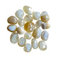 Honey Calcite Palm Stones to support Confidence & Focus & Solar Plexus Support — yellow smooth polished, AA grade from Peru