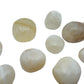 Group of golden Honey Calcite polished stones from Ancash, Peru