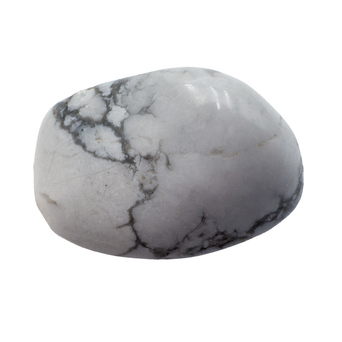 Howlite Tumbled Stones | AA Grade | Zimbabwe | 1.25–2 Inch