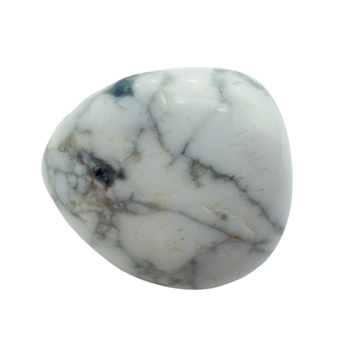 Howlite Tumbled Stones, AA grade, Masvingo, Zimbabwe, 0.50 to 1 inch