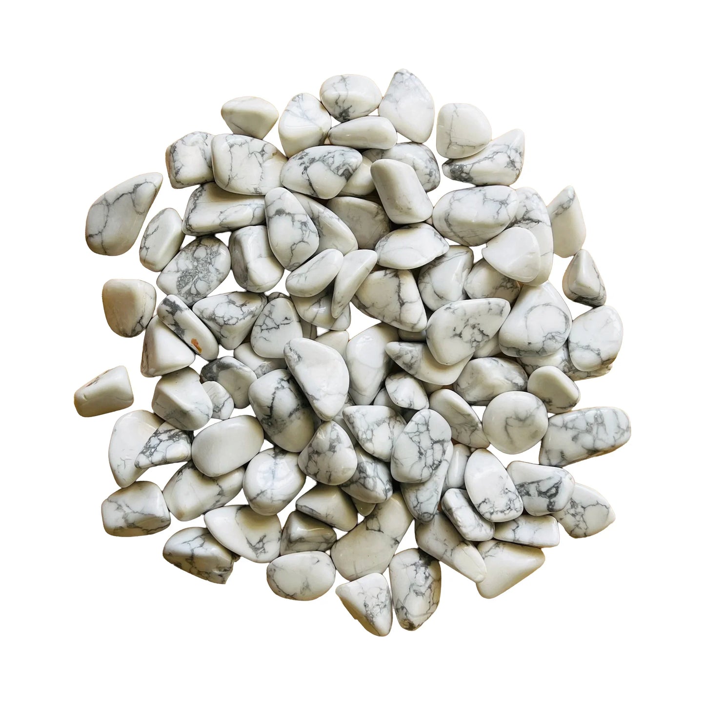 Howlite Tumbled Stone - Masvingo, Zimbabwe