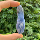 Full profile of Grade AA Blue Kyanite raw ready to ship from Beyond Bohemian