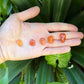 Full profile of Grade AA Carnelian tumbled stone ready to ship from Beyond Bohemian