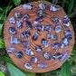 Full profile of Grade AA Chevron Amethyst tumbled stone ready to ship from Beyond Bohemian