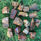 Full profile of Grade A Petrified Wood raw ready to ship from Beyond Bohemian