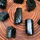 Full profile of Grade AA Black Tourmaline raw ready to ship from Beyond Bohemian