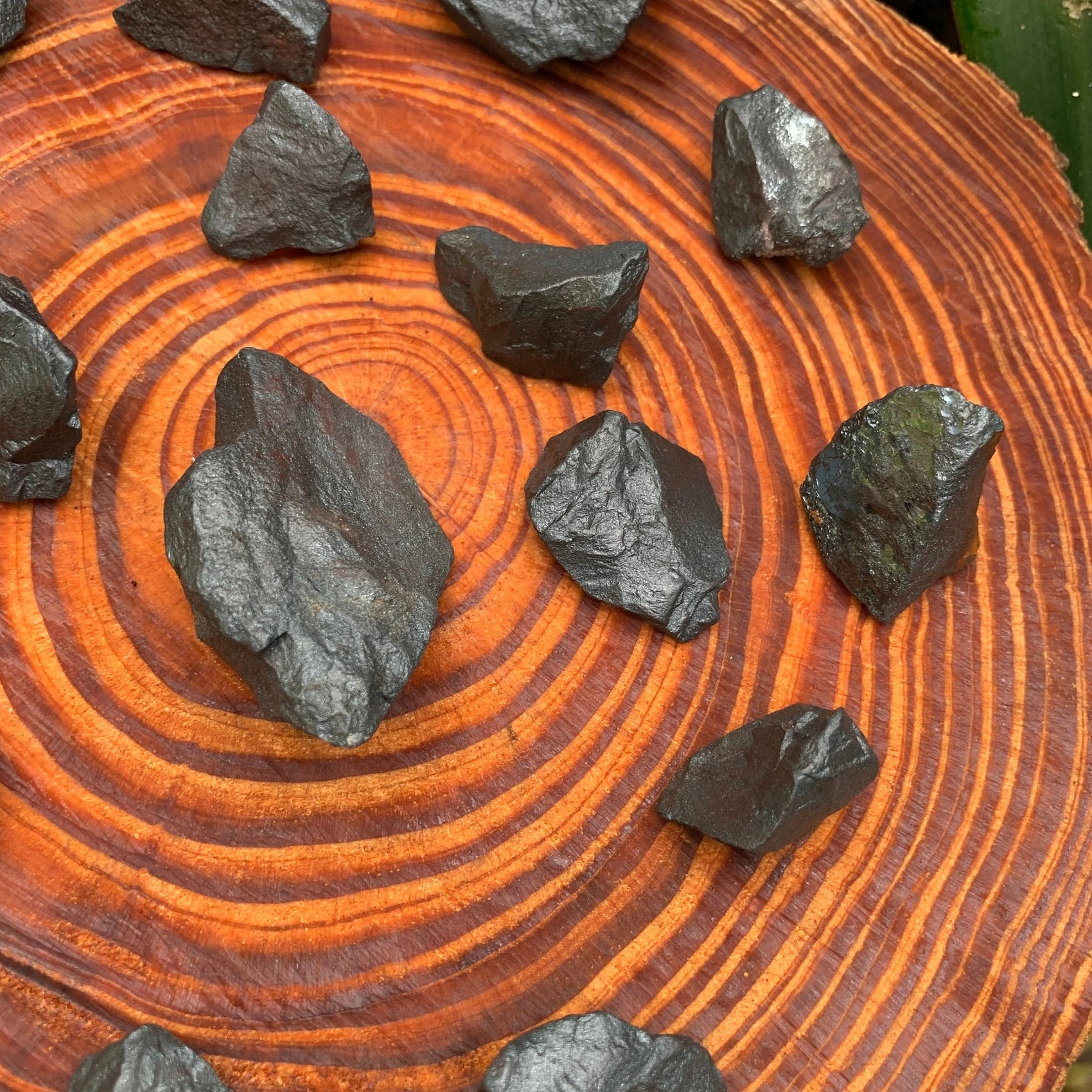 Full profile of Grade AA Hematite raw ready to ship from Beyond Bohemian