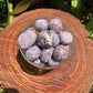 Full profile of Grade AA Lepidolite tumbled stone ready to ship from Beyond Bohemian