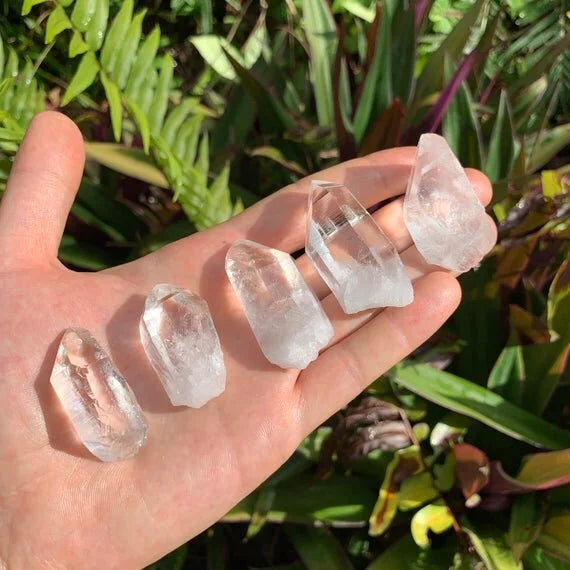 Full profile of Grade AAA Clear Quartz point ready to ship from Beyond Bohemian