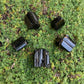 Full profile of Grade AAA Black Tourmaline raw ready to ship from Beyond Bohemian
