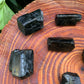 Full profile of Grade AA Black Tourmaline raw ready to ship from Beyond Bohemian
