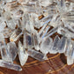 Full profile of Grade AA Lemurian Quartz point ready to ship from Beyond Bohemian