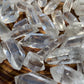 Full profile of Grade AA Lemurian Quartz point ready to ship from Beyond Bohemian