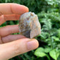 Aerial view of Labradorite raw stone, to support Intuition and Protection.