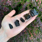 Full profile of Grade AAA Black Tourmaline raw ready to ship from Beyond Bohemian