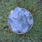 Underside detail of blue Celestite raw stone, kept close for Stress Relief and Sleep, sourced from Sakoany, Madagascar.