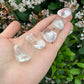 Full profile of Grade AAA Clear Quartz tumbled stone ready to ship from Beyond Bohemian