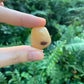 Hand-scale shot of a single Septarian tumbled stone sourced from Madagascar.