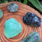 Full profile of Grade AA Fluorite raw ready to ship from Beyond Bohemian