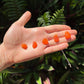 Full profile of Grade AA Carnelian tumbled stone ready to ship from Beyond Bohemian