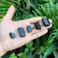 Full profile of Grade AA Black Tourmaline raw ready to ship from Beyond Bohemian