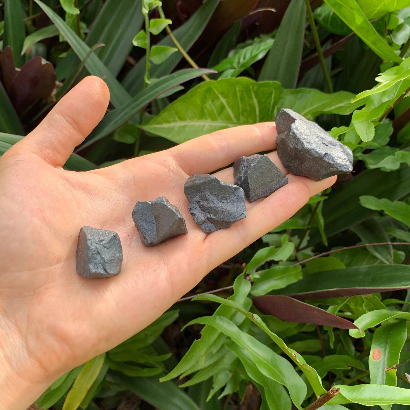 Full profile of Grade AA Hematite raw ready to ship from Beyond Bohemian
