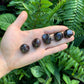 Full profile of Grade AA Garnet tumbled stone ready to ship from Beyond Bohemian