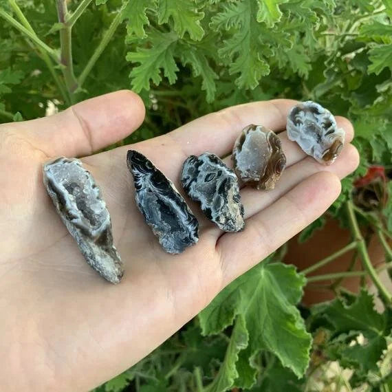 Full profile of Grade AA Agate geode ready to ship from Beyond Bohemian