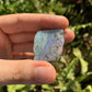Detail shot of Grade AAA Labradorite raw under natural light