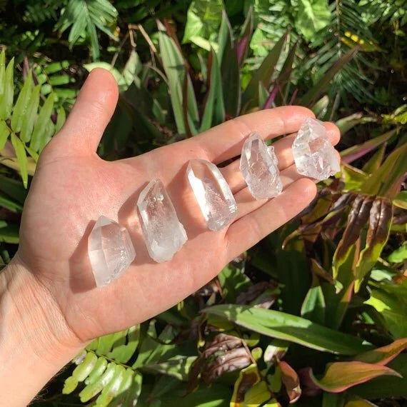 Full profile of Grade AAA Clear Quartz point ready to ship from Beyond Bohemian