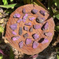 Full profile of Grade A Purpurite raw ready to ship from Beyond Bohemian