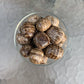 Full profile of Grade AA Brown Aragonite tumbled stone ready to ship from Beyond Bohemian
